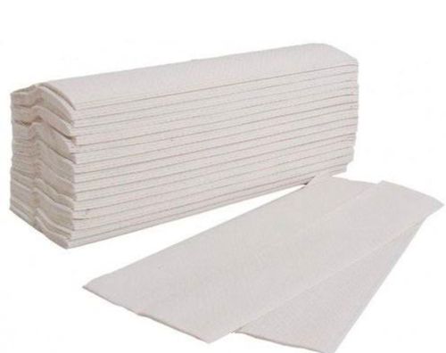 Highly Absorbent Rectangular Disposable Plain White M Fold Tissue Paper For Cleaning