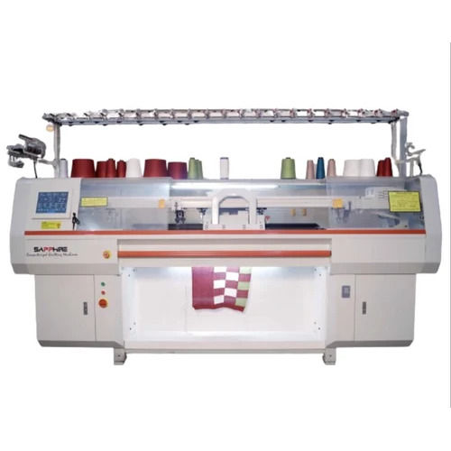 Motorized Yarn Feeder Intarsia Knitting Machine