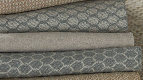 Woven Jacquard Fabric - Premium Quality Grey Woven Textile, Attractive Pattern for Saree Blouse