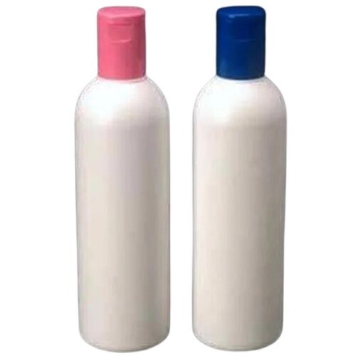 White 200 ml HDPE Flat Bottle