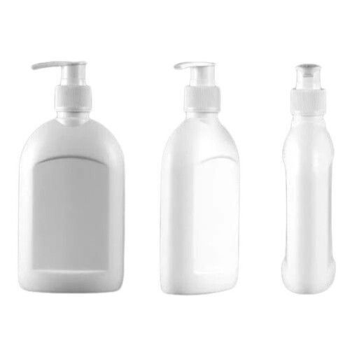 White 250 ml HDPE Hand Wash Bottle