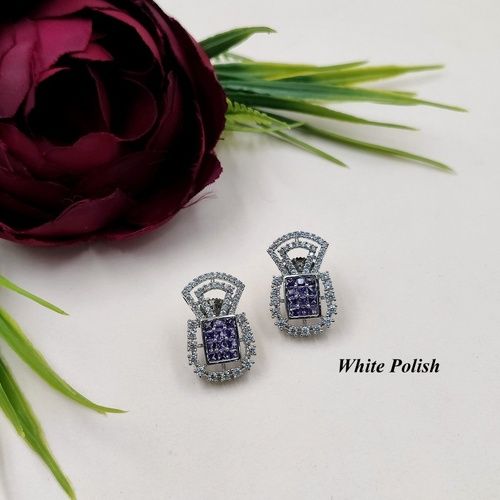 american diamond earrings