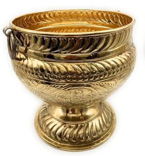 Ornate Brass Urli Bowl