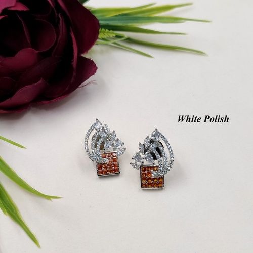 Sparkling American Diamond Earrings