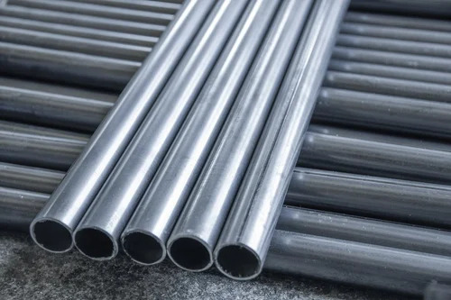 Stainless Steel Round Pipes - Seamless Duplex Stainless Steel Pipe, Silver Color, High Strength, Durable, Rust-Free, Round Shape