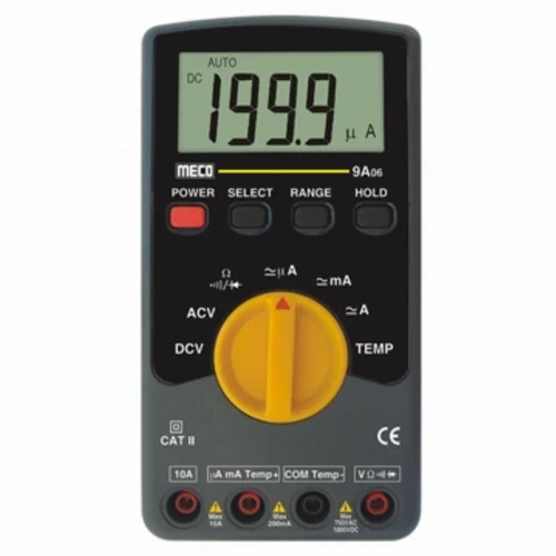 Meco 9A06 3 1/2 Digit 2000 Counts Autoranging Digital Multimeter