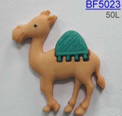 Camel Assembled Nylon Button