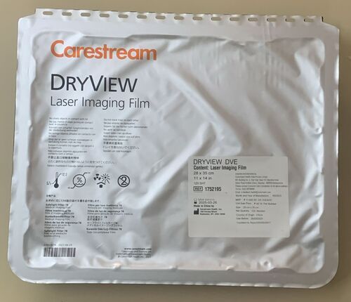 Carestream Dve X Ray Film 10X8 - Light Source: Yes