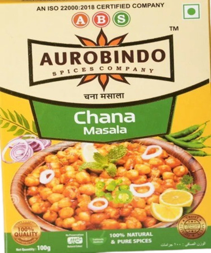 Chana Masala - 500 Grams, Brown Powder | Natural and Baked, Store in a Cool and Dry Place, 12 Months Shelf Life, Packet Packaging