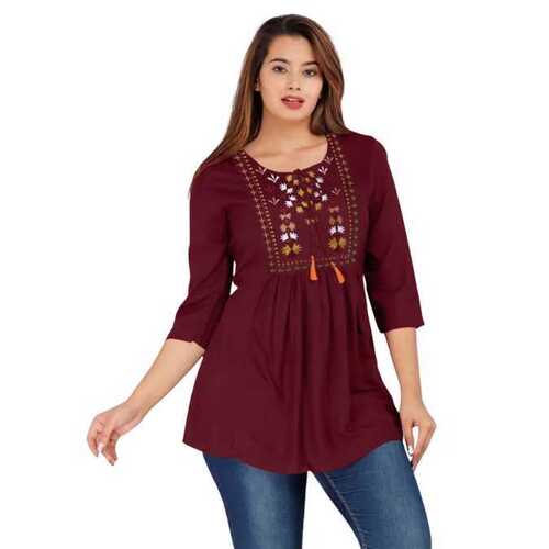 Trendy Cotton Designer Ladies Tops