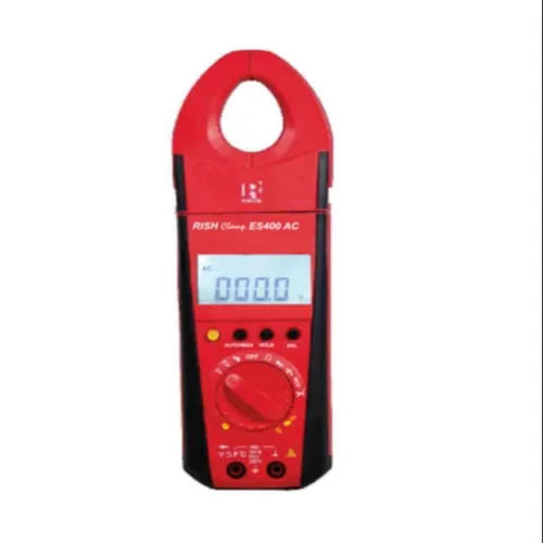 Red And Black AC Digital Clamp Meter, ES400