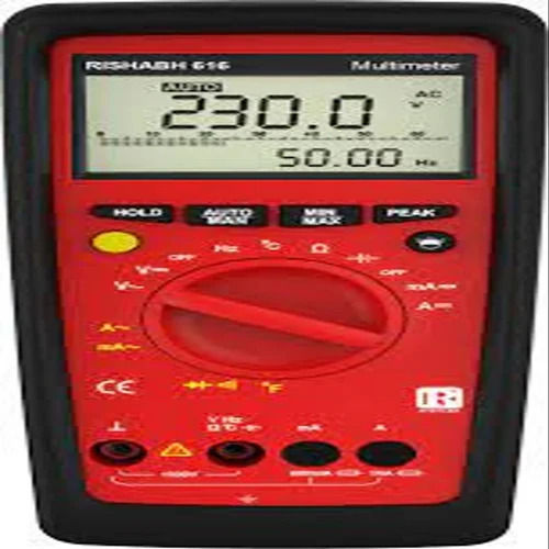 Rishabh 612 Industrial Handheld Digital Multimeter 10A