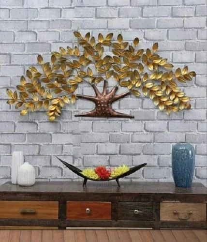 Nano Tree Golden For Wall Decor