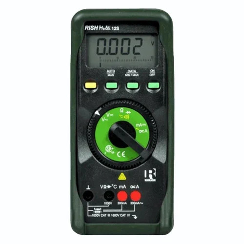 Rish Multi 12S Handheld Digital Multimeter - Color: Yellow