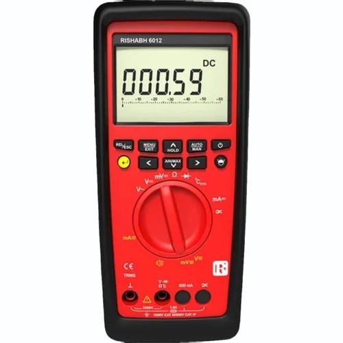 Rishabh 6016 Industrial Handheld Digital Multimeter 10A