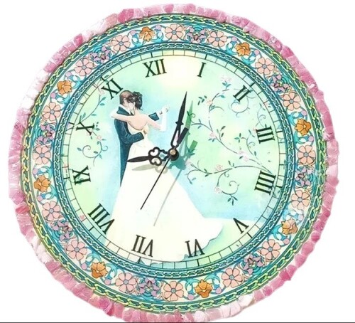 Round Design Wall Clocks - Lightweight Material, Various Sizes Available, Various Color Options | Ideal Gift Choice, Timely Delivery