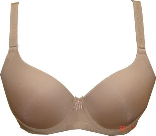 Daily Wear Skin-Friendly Regular Fit 3/4th Coverage Cotton Seamless Padded Ladies Bra