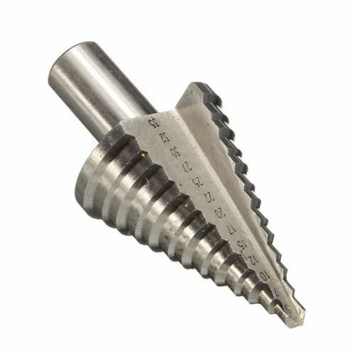 Light Weighted Polished Finish Corrosion Resistant Stainless Steel Step Drills