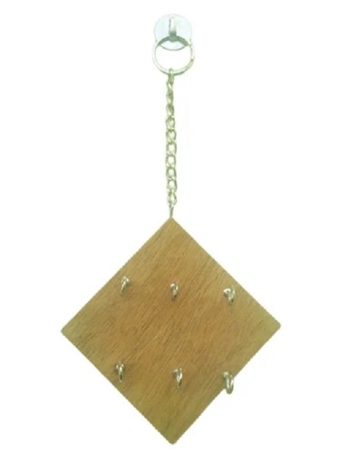 Wood Key Hanger - Wooden and Metal Material, Various Sizes and Colors Available | Attractive Design, Ideal for Gifting, Quality Tested