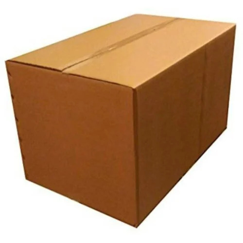 Carton Corrugated Box - Durable Plain Eco-Friendly Design | Rectangular Shape, Glossy Lamination, Embossed Surface Handling, Brown Color