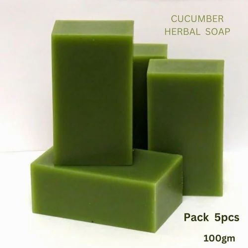 100% Natural Cucumber Herbal Soap