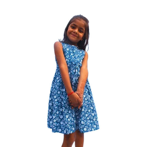 Printed Designer Kids Frock For Girls