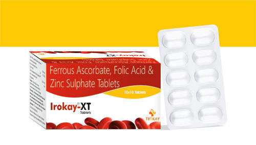 Ferrous Ascorbate Folic Acid Zinc Sulphate Tablets