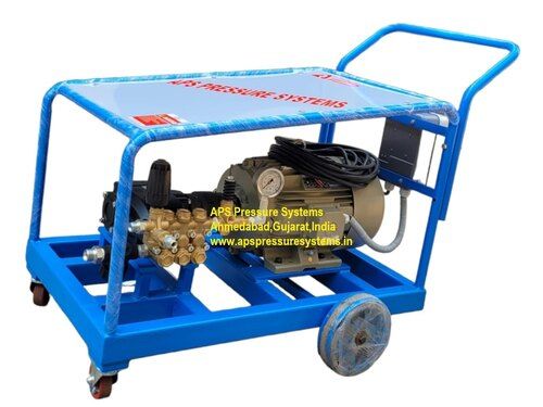 Jet Cleaning Machine - Brass/SS Body, 3 HP Motor Rating | 120 Bar High-Pressure, Cold Water Industrial Washer for Car & Truck Cleaning