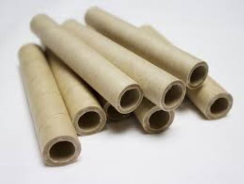 Round Hard Texture Cylindrical Shape Plain Brown Kraft Paper Tube