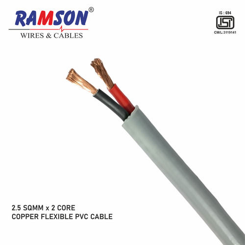 2 Core Copper Flexible PVC Sheathed Cable