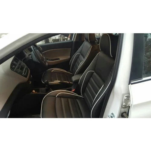 Black Leather Car Seat Cover