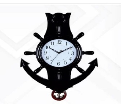 Designer Black Pendulum Wall Clock