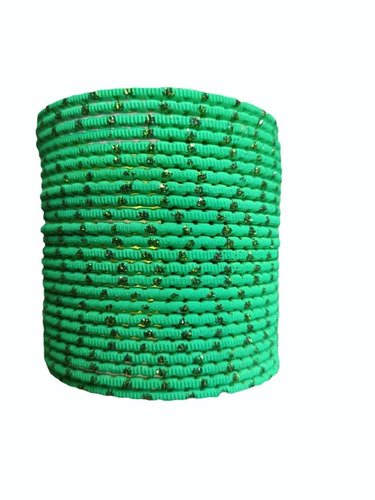 Green Metal Bangles - A Grade, Round Shape, 100% Pure | Breathable, Lightweight, Skin-Friendly, Modern Fashion Jewelry for Women, Perfect for Anniversary, Engagement, Party, Wedding, and Gifts
