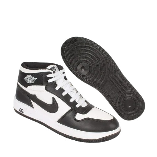 Basketball Shoes - PVC Upper Rubber Insole and Outsole | Lace-Up Closure Comfortable Design Casual Wear for Men