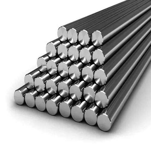 EN 52100 Steel Bright Bars - Stainless Steel, Round Shape, Silver Color | Durable, Rust-Free, High Strength, Polished Finish for Industrial Use