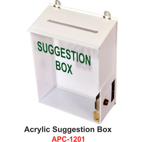 First Aid And Suggestion Box