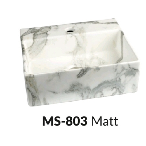 Marble wall mounted basin