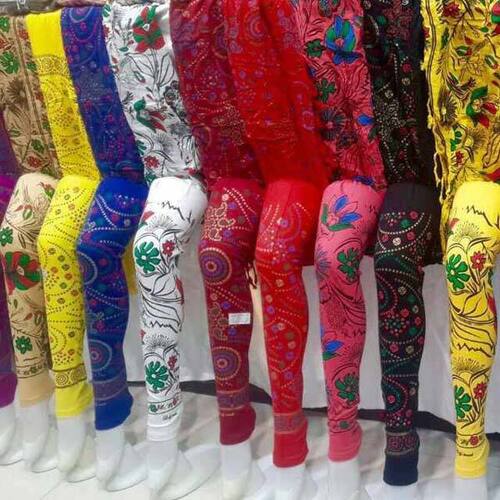 Printed Leggings - Color: Multicolour