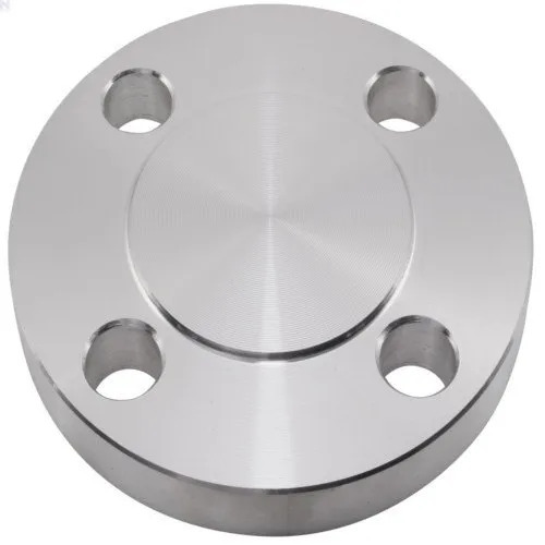 Stainless Steel Blind Flange - Round Shape, Silver Color | Durable, Rust Free, High Strength, Highly Pure Steel Material