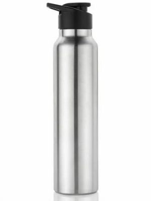 Stainless Steel Water Bottle - Color: Silver