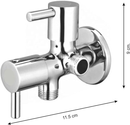 Stylish Brass 2 in 1 Angle Cock