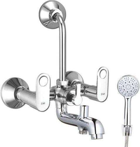 Stylish Brass 3 in 1 Wall Mixer