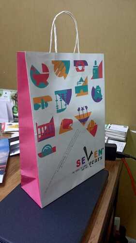 Plain Paper Bag for Packaging Shopping