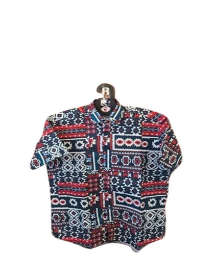 Comfortable Floral Print Satin Men Printed Shirt