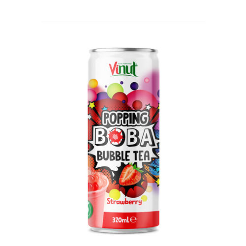 Popping Boba Bubble Strawberry Flavor Tea - Alcohol Content (%): No