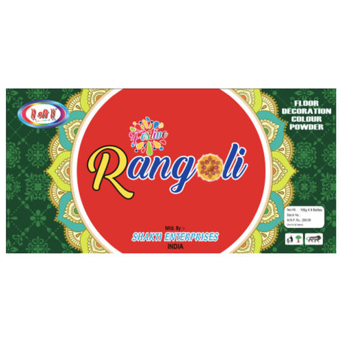 Rangoli Colour 8 Pieces Pack
