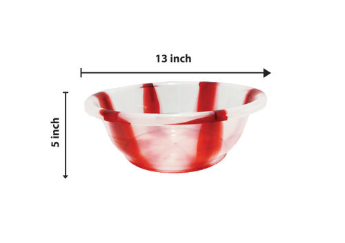 13x5 Inch Dolphin Plastic Basin (Medium) (D/C)