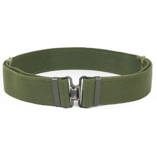 Green Army Belt - Fabric Type: Canvas