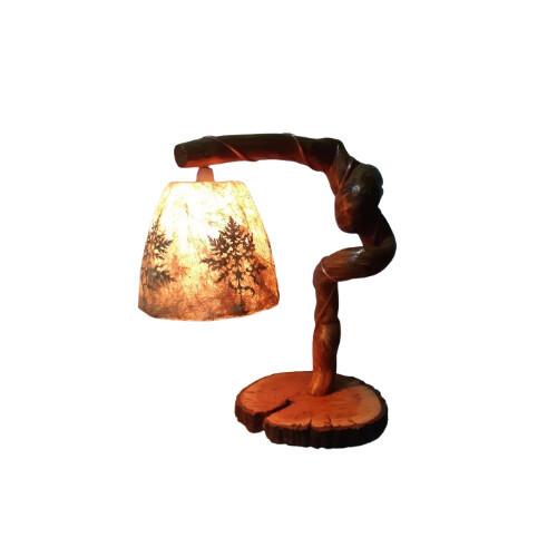 Wooden Lamps - Eco-Friendly Wood Material, Warm Brown Aesthetic with Unique Grain Patterns, Handcrafted Versatile Styles