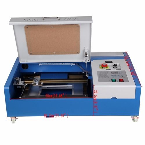 Automatic Laser Cutting Machine - Color: Black